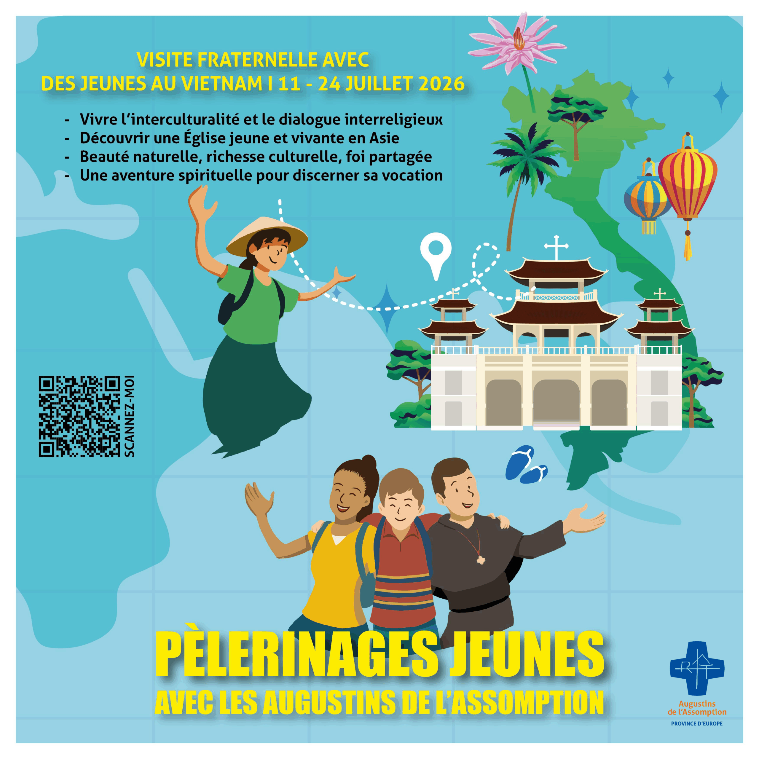 Ouverture des inscriptions pour le pèlerinage des Jeunes au Vietnam
